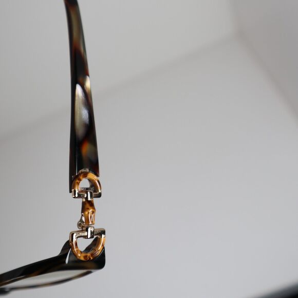 Gucci GG3009 SVF Brown Tortoise Rectangular Glasses Frames 48-17-130mm - Picture 11 of 12